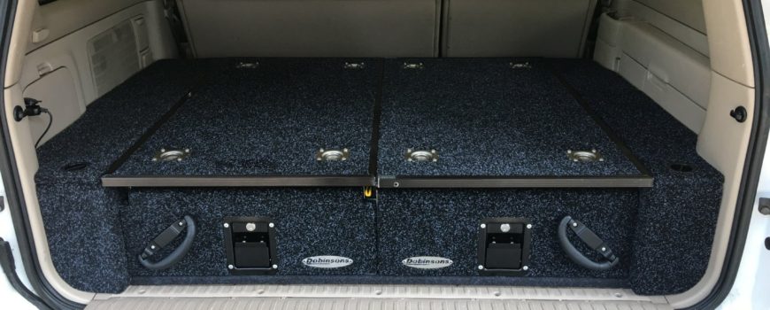 Dobinsons 100 Series Drawers Installed Lexus LX470