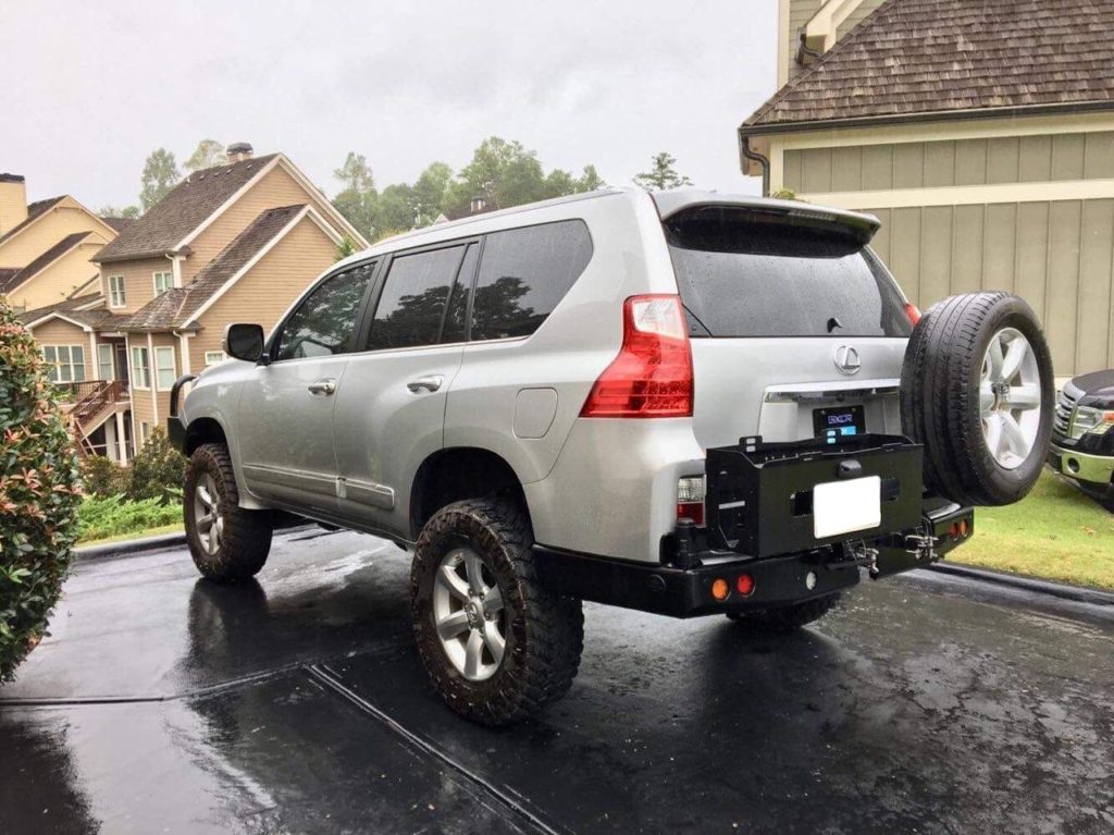 Dobinsons BW80-4108 Lexus GX460 Rear Bumper with swing out tire and jerry can carrier