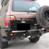 BW80-4109 Dobinsons Toyota 100 Series Rear Bumper and Lexus LX470 with Tire and Jerry Can Carrier
