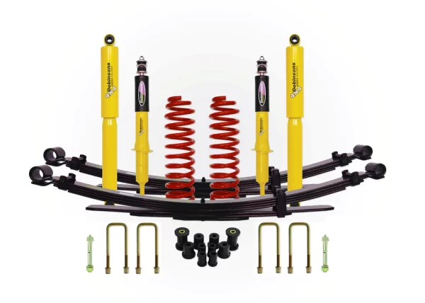 Dobinsons Tundra 2.25 to 3.0 Suspension Kit for 2007-2021 Double Cab 4x4 V8 red coils