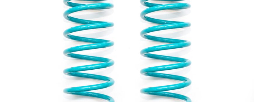 Dobinsons teal variable rate rear coil springs pair