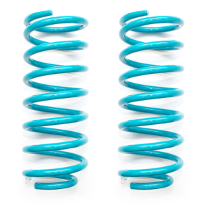 Dobinsons rear coil springs in teal color