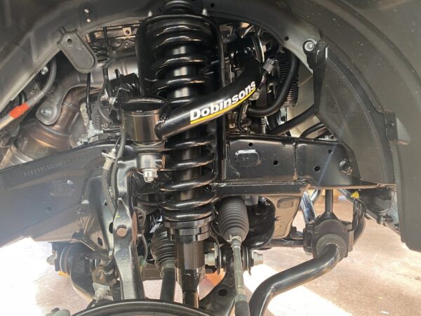 Dobinsons 5th gen 4runner IMS suspension installed with KDSS