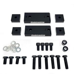 Dobinsons 4Runner swaybar drop bracket kit, extremely easy to install and set your stock front sway bar back to a better working position.