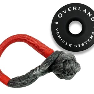 19-6580 OVS COMBO PACK SOFT SHACKLE 5/8″ 44,500 LB. AND RECOVERY RING 6.25″ 45,000 LB. BLACK
