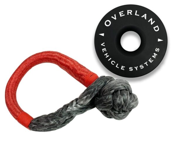 19-6580 OVS COMBO PACK SOFT SHACKLE 5/8″ 44,500 LB. AND RECOVERY RING 6.25″ 45,000 LB. BLACK