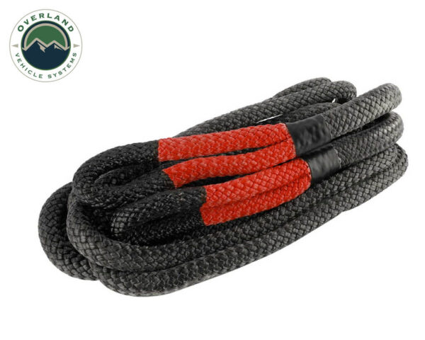 19009916 BRUTE KINETIC RECOVERY ROPE 1″ X 30″ WITH STORAGE BAG GRAY/BLACK