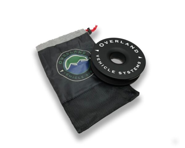 OVS RECOVERY RING 6.25″ 45,000 LB. BLACK WITH STORAGE BAG 19240004