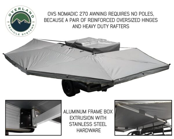 OVS Nomadic 270° Awning & Wall 1, 2, & 3, Mounting Brackets - Driver side 19539907