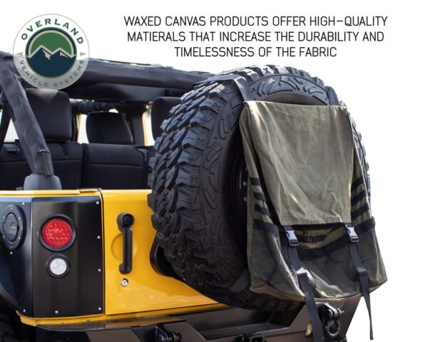 OVS EXTRA LARGE TRASH BAG TIRE MOUNT – #16 WAXED CANVAS