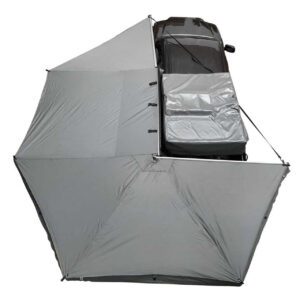 OVS NOMADIC AWNING 270 – DARK GRAY COVER WITH BLACK TRANSIT COVER DRIVER SIDE & BRACKETS 19519907