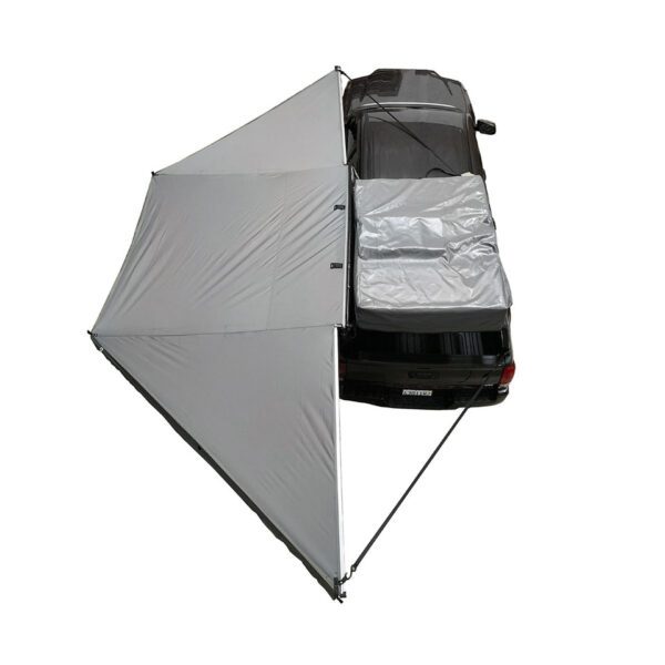 Overland Vehicle Systems Nomadic 180° Awning - Dark Gray With Black Bag