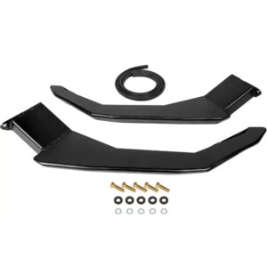 2014+ 4Runner Low Profile Front Bumper Side Supports - Black Powder Coat