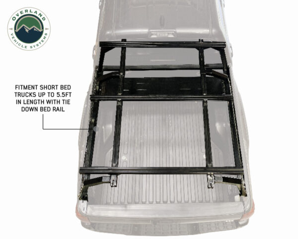 Overland Vehicle Systems OVS Cab Height Mid Size Short Bed Truck Discovery Rack