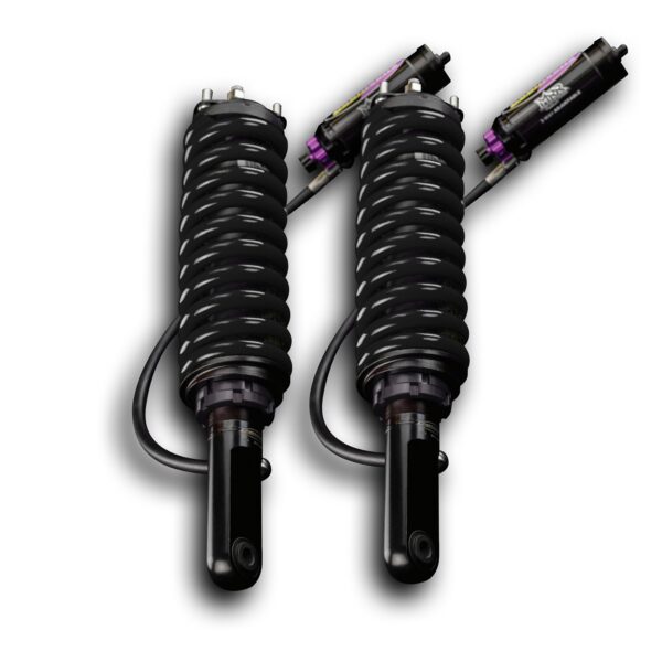 Dobinsons MRA struts coilovers assembled with black coils
