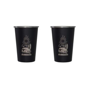 Dobinsons Stainless Steel Cups Pair