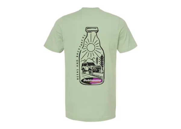 Dobinsons T-Shirt - Beers and Backtracks S-XXL pacific green