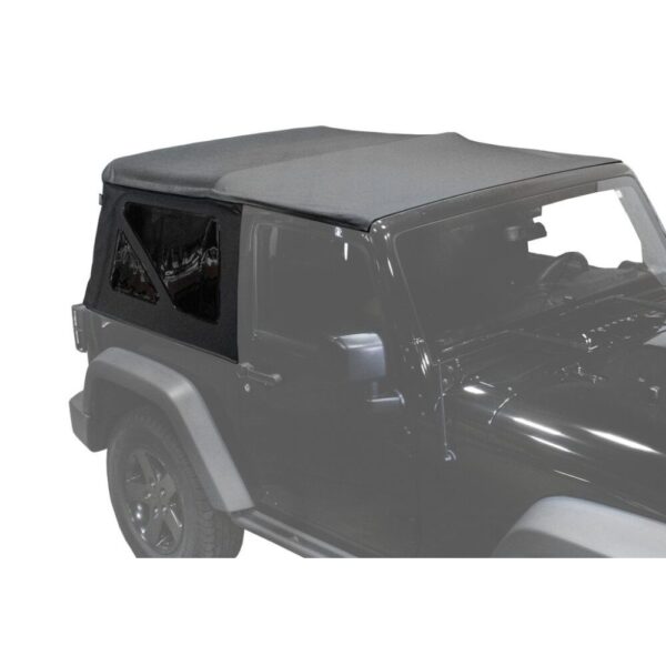 King 4WD Premium Jeep JK 2 Door Soft Top w Tinted Windows 2010-2018