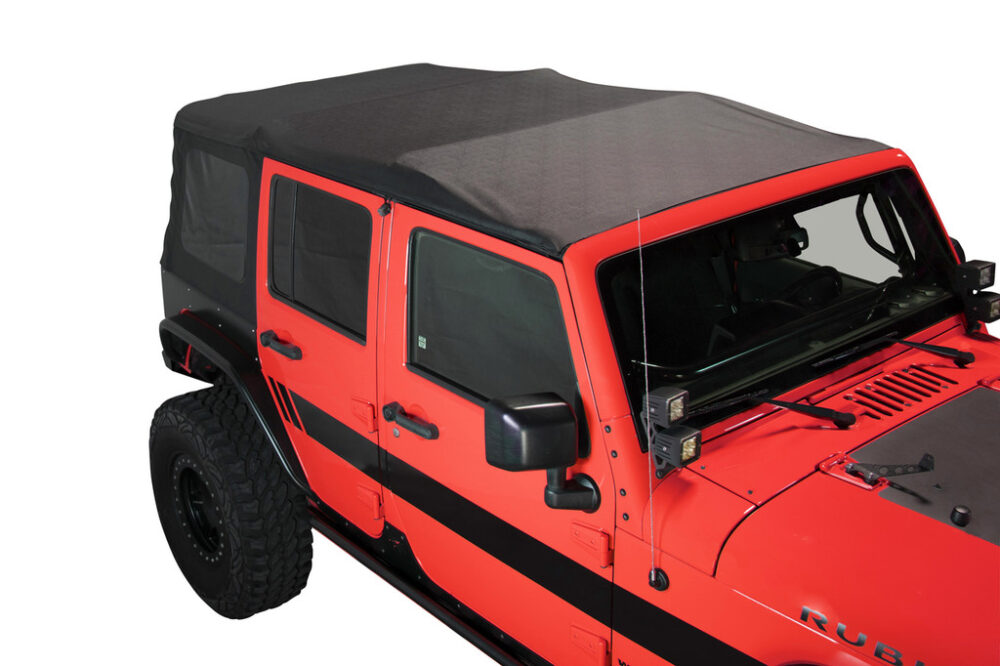 King 4WD Premium Jeep JK 4Door Unlimited Soft Top w/ Tinted Windows | 2007 -2009