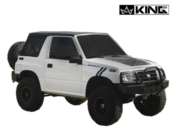 King 4WD Premium Soft Top w Tinted Windows, 1989 to 1994 Suzuki Sidekick Geo Tracker (1)