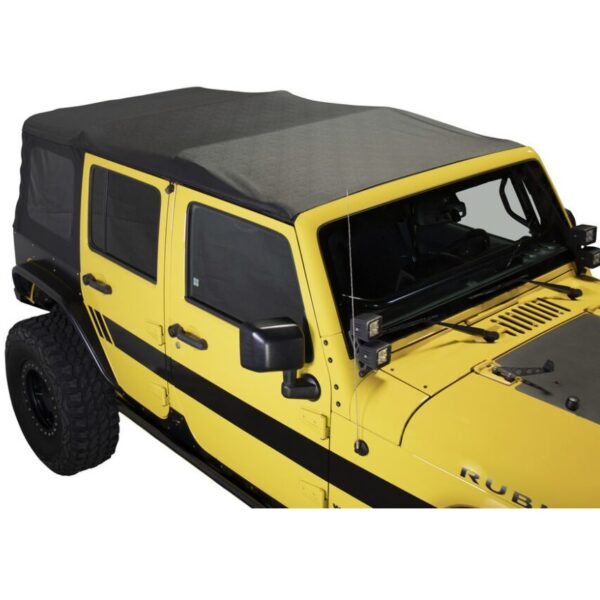 King 4WD Premium Soft Top w Tinted Windows Jeep JK 4DR 2010-2018