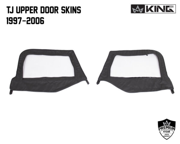 King 4WD Premium TJ Wrangler Soft Upper Door Windows (1)