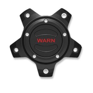 Warn 106683 5 Lug Epic Wheel Hubs Center Cap - Black