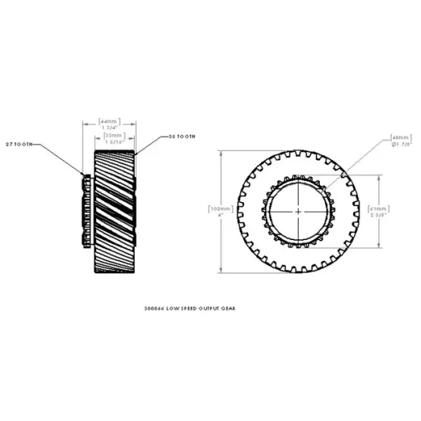 Trail-Creeper 4.24 Sidekick / Tracker / Vitara T-Case Gears