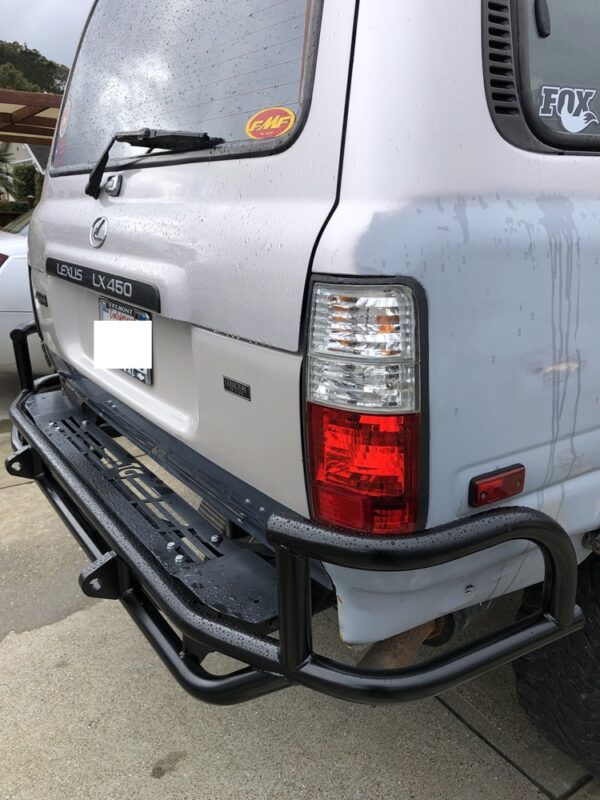 303942-1-kit Rock Defense 80 Series Rear Bumper Painted and Installed (1) Photos from SJWantsADiesel from ih8mud