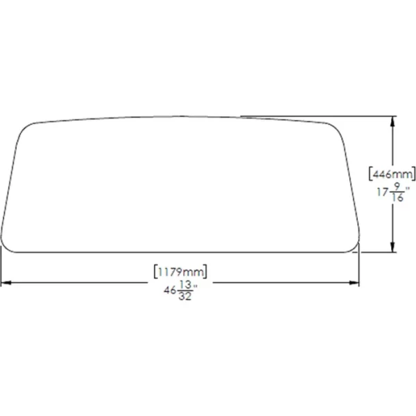 Suzuki Samurai Polycarbonate Windshield with Seal