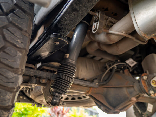 2019 Chevy Silverado 1500 with Dobinsons IMS suspension installed rear