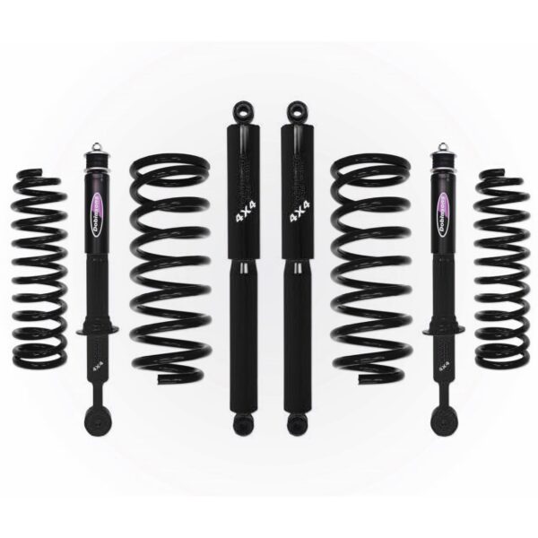 Dobinsons twin tube strut and shock black shocks and black coils