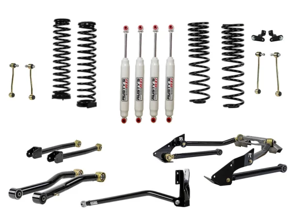 Rusty's Jeep JT Gladiator 2.0 Advanced Lift Kit with Triangulated Rear 4 Link with RX100 shocks