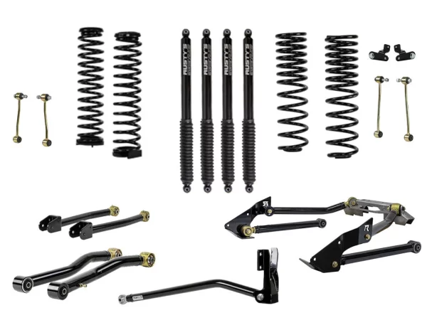 Rusty's Jeep JT Gladiator 2.0 Advanced Lift Kit with Triangulated Rear 4 Link with RX800 shocks