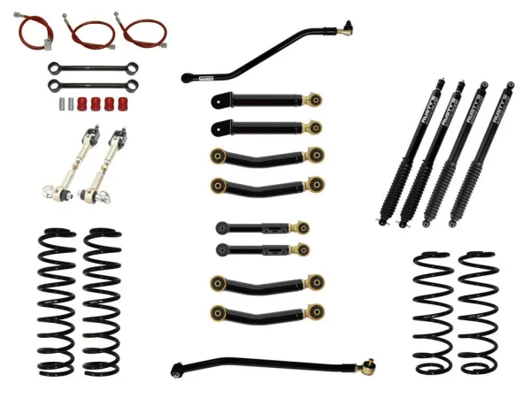 Rusty's Jeep TJ LJ Wrangler 2.0 Advanced Lift Kit adjustable arms RX800 shocks