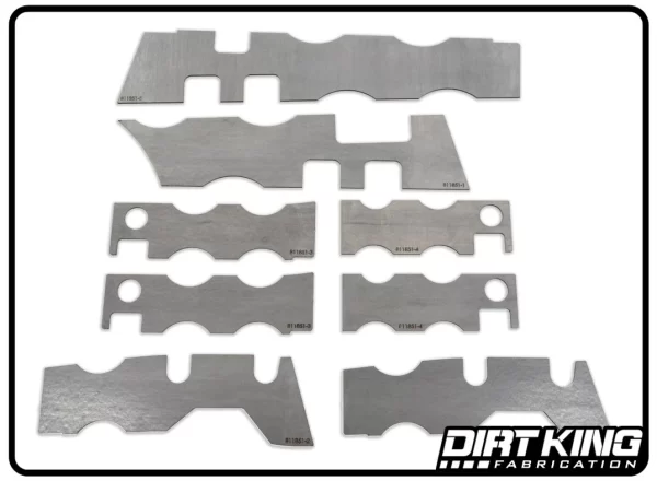 Dirt King Toyota Tacoma Rear Frame Plate Kit