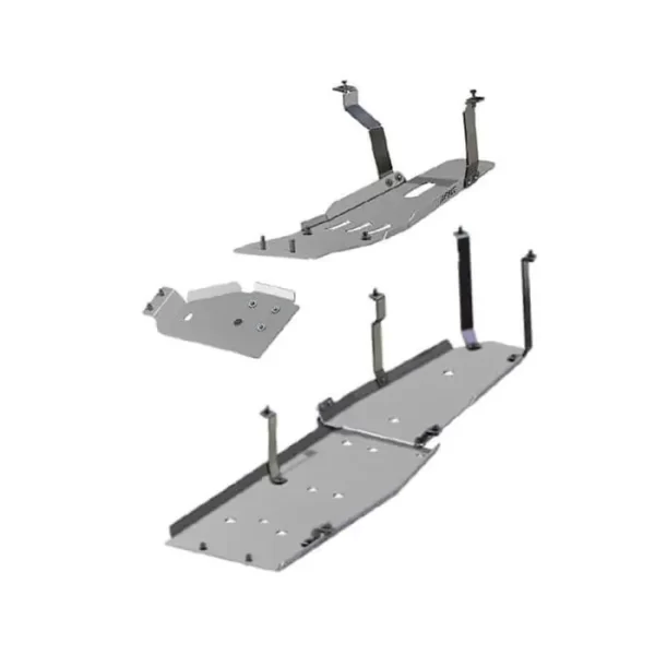 547473b Jeep Gladiator Aluminum Skid Plate Kit (3 Pcs) 3.0L Diesel