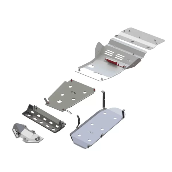 Asfir 4x4 Toyota 4Runner 5th Gen 10-24 Full Skid Plate Kit (5 Pcs) Non-KDSS (1)