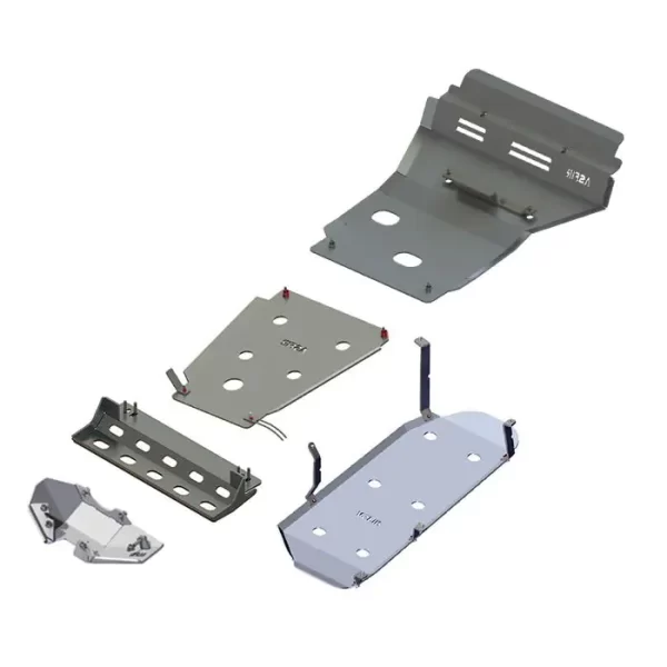 Asfir 4x4 Toyota 4Runner Full Skid Plate Kit (5 Pcs) with KDSS 2010-2024