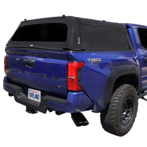 2024 - 2026 Toyota Tacoma 5' Explorer Soft Shell Truck Bed Canopy - Black Diamond Canvas, Folding Aluminum Frame